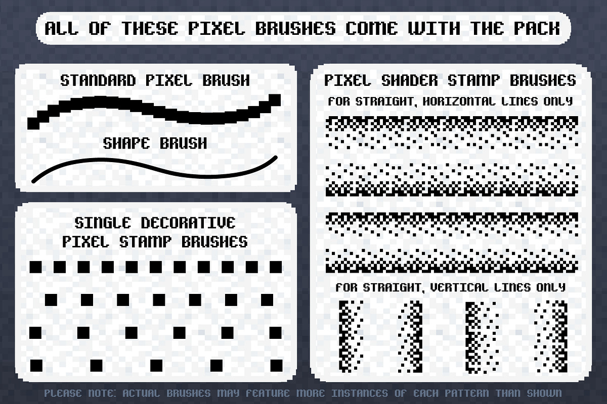 Pixel Perfect - 8-bit Tool Kit, a Brush Add-On by The Artifex Forge (Photo 11 of 14)