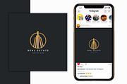 Real Estate Brand Design Logo, a Branding & Logo Template by Mishek Munene (Thumbnail 4 of 9)