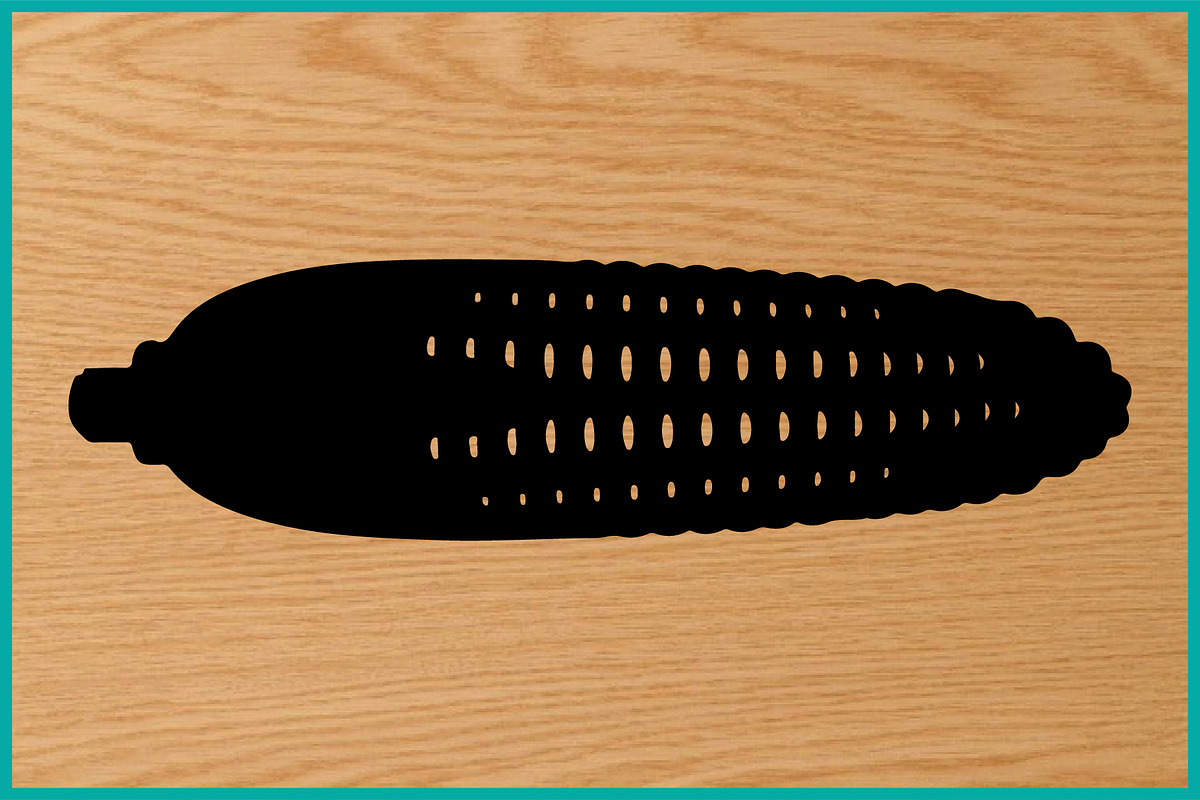 17 Corn Silhouette Matching Puzzle S, an Illustration by Amazin_art (Photo 3 of 4)