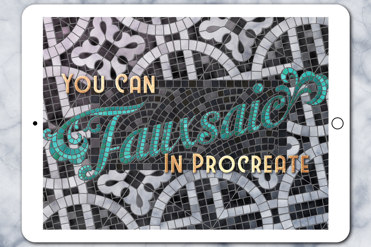 You Can Fauxsaic in Procreate, a Brush Add-On by UPROOT (Photo 1 of 8)