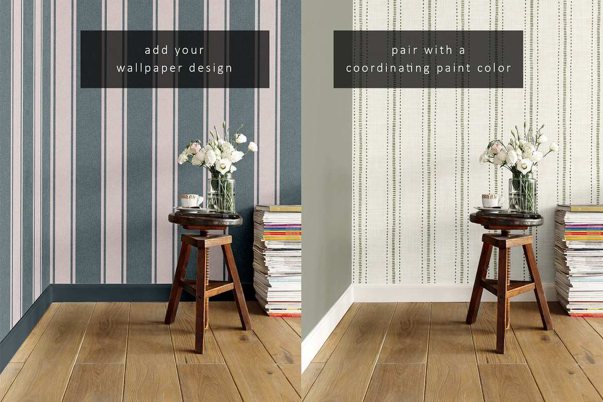 Scandi Neutral Wallpaper Mockup, a Household Mockup by LinnestCreative (Photo 3 of 6)