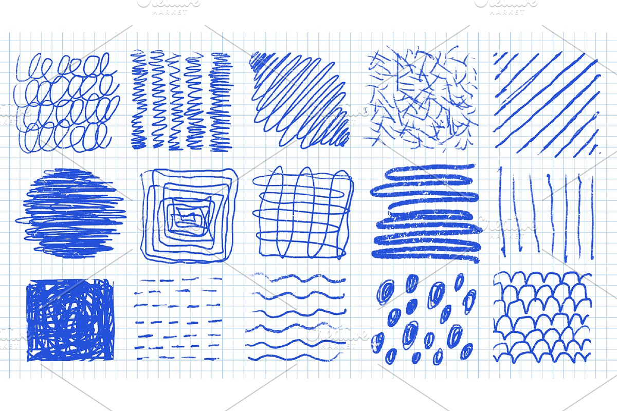 Pen Scribbles, a Texture Graphic by alexdndz (Photo 6 of 7)