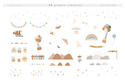 LITTLE TRAVELERS vector set, an Animal Illustration by erasovas (Thumbnail 5 of 19)