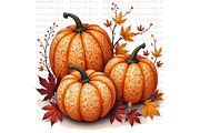 Pumpkins with Ornate Carvings, a Decorative Illustration by Bloom Craft Creations (Thumbnail 13 of 14)