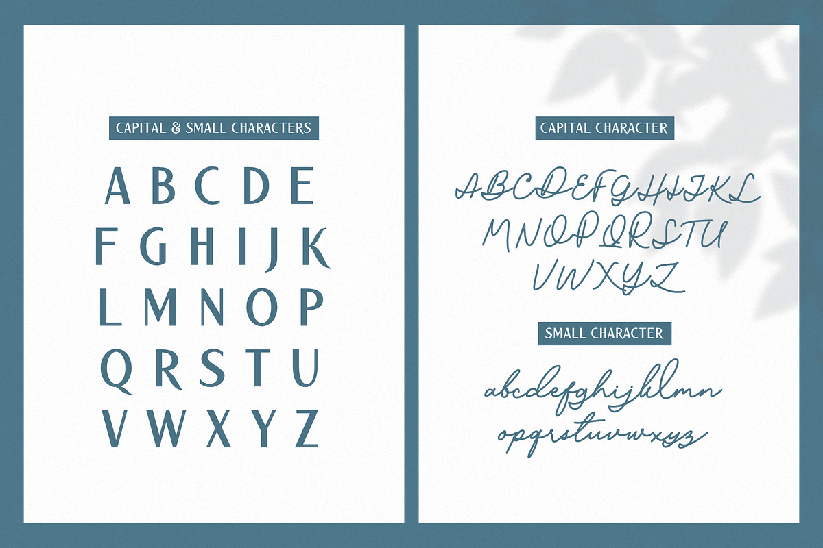 Prague Signatures // Font Duo preview 2
