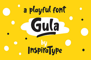 Gula - Playful Font, a Sans Serif Font by Inspiratype