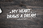 Markline | Organic Marker Font, a Handwritten Font by Ariya Works (Thumbnail 8 of 9)