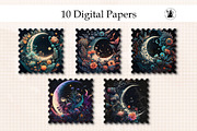 Celestial Boho Moon, a Background Graphic by Pawsitively Aesthetic (Thumbnail 3 of 4)