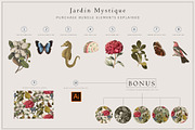 Jardin Mystique PNG Bundle, a Pattern Graphic by Artifactory Studios (Thumbnail 4 of 5)