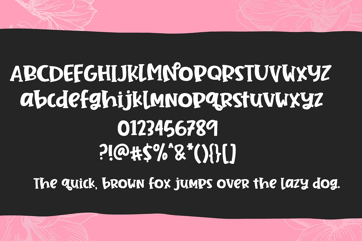 Jane Magnolia Handwritten Font preview 2