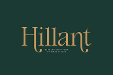 Hillant - Elegant Condensed Serif