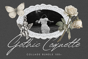 Gothic Coquette Romantic Collage Kit