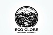 60 Eco Globe Landscape Silhouette, a Technology Illustration by Amazin_art (Thumbnail 18 of 25)