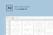 Optimum Wireframe Kit - Desktop, a Wireframe Template by Kevin H. Design (Thumbnail 3 of 7)