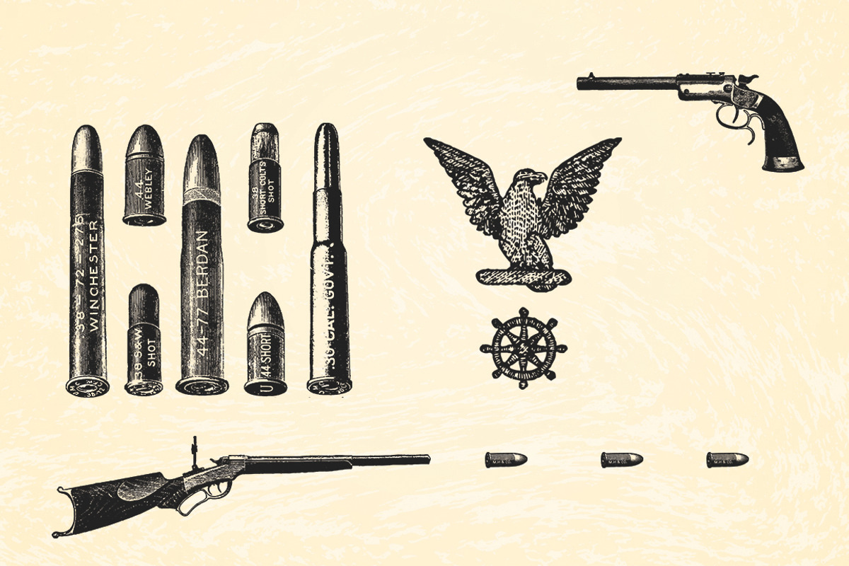 ARMAMENT - Vintage Illustration Pack, a Graphic by AndrewPixel (Photo 2 of 11)
