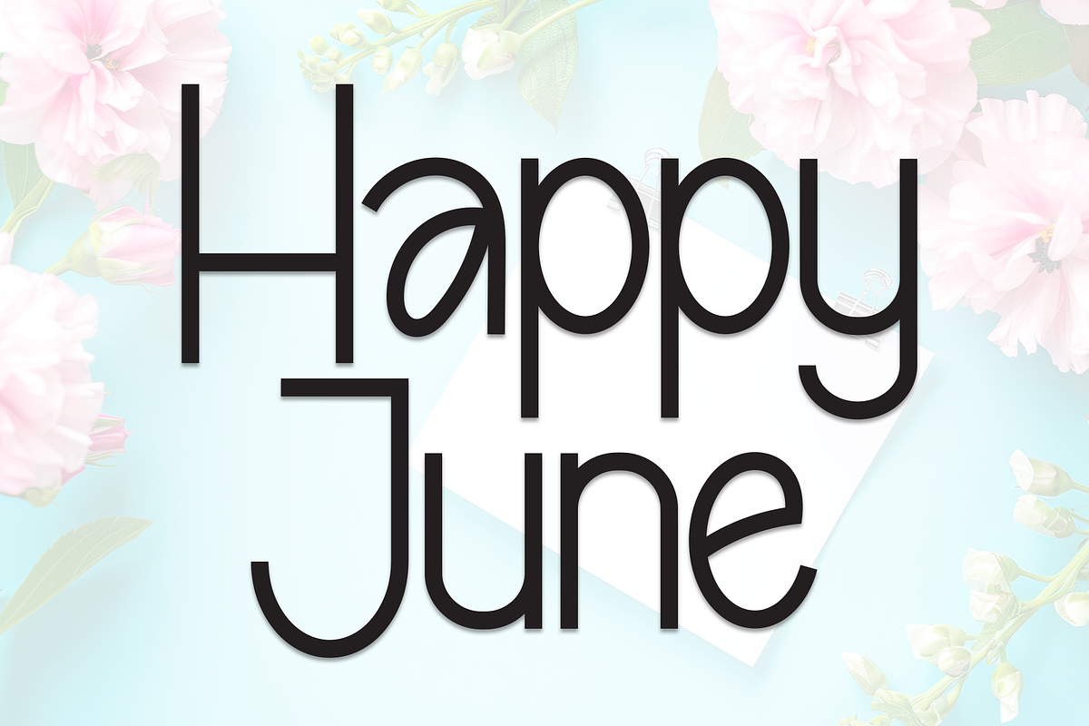 Happy June | Script Font, a Script Font by Scratchones (Photo 1 of 8)