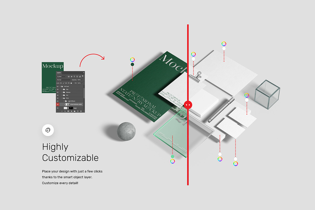 Stationery Mockups - Studio Scenes, a Product Mockup by Mr.Mockup™ (Photo 6 of 17)