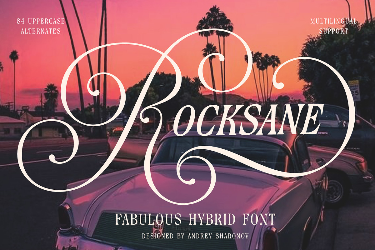 Rocksane Display, a Serif Font by Andrey Sharonov (Photo 1 of 18)