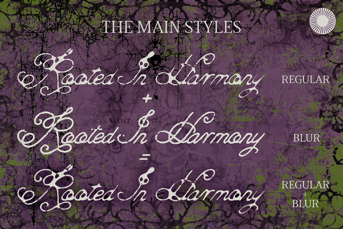 Wild Flower - Gothic Script, a Script Font by Setara Langit CreativeStd (Photo 14 of 15)