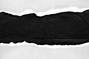 Ripped paper with copy space