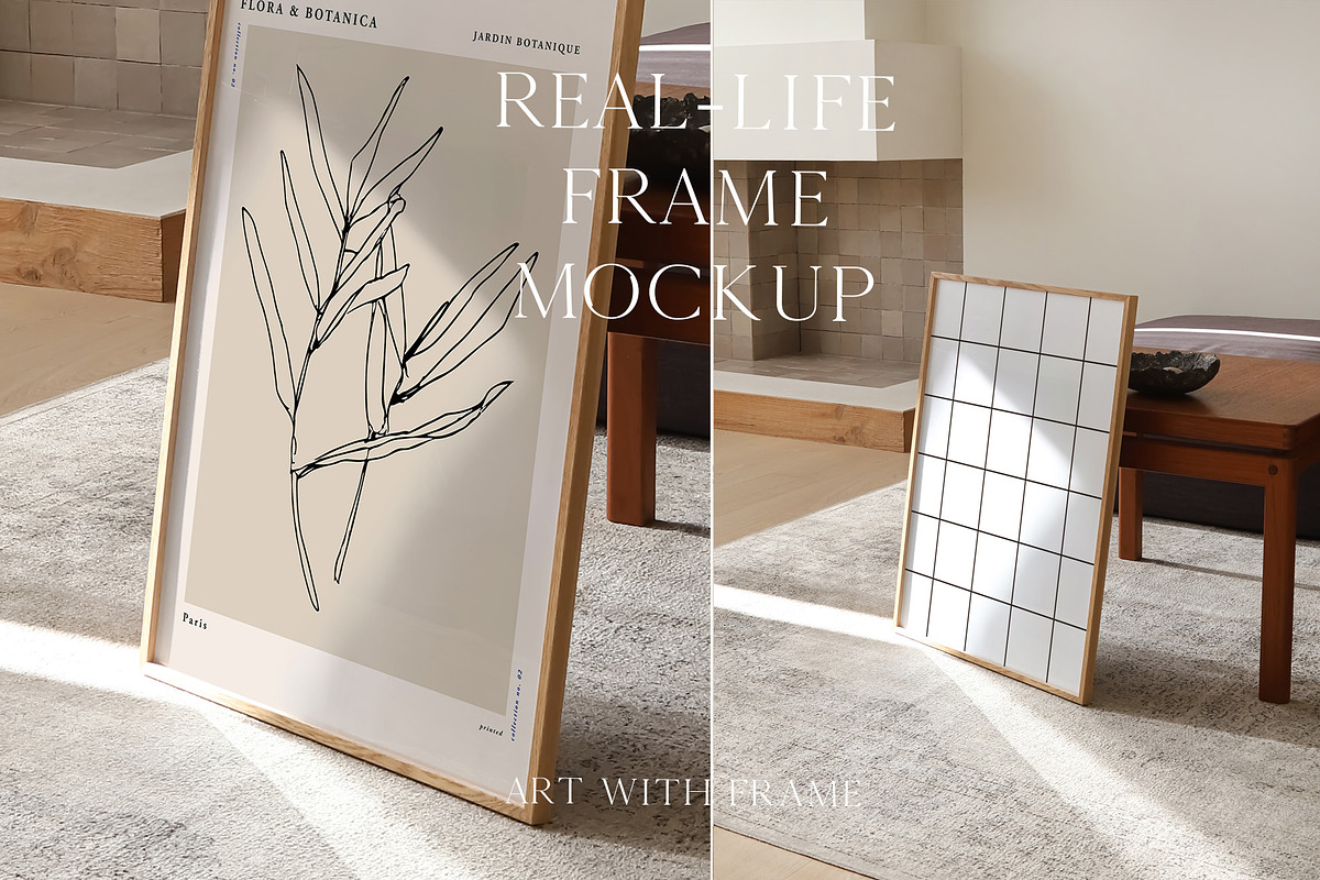 Scandinavian Living Room Mockup, a Product Mockup by ArtwithFrame (Photo 4 of 16)