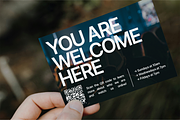 Modern Church Invite Card, a Card Template by JD Designs (Thumbnail 5 of 5)