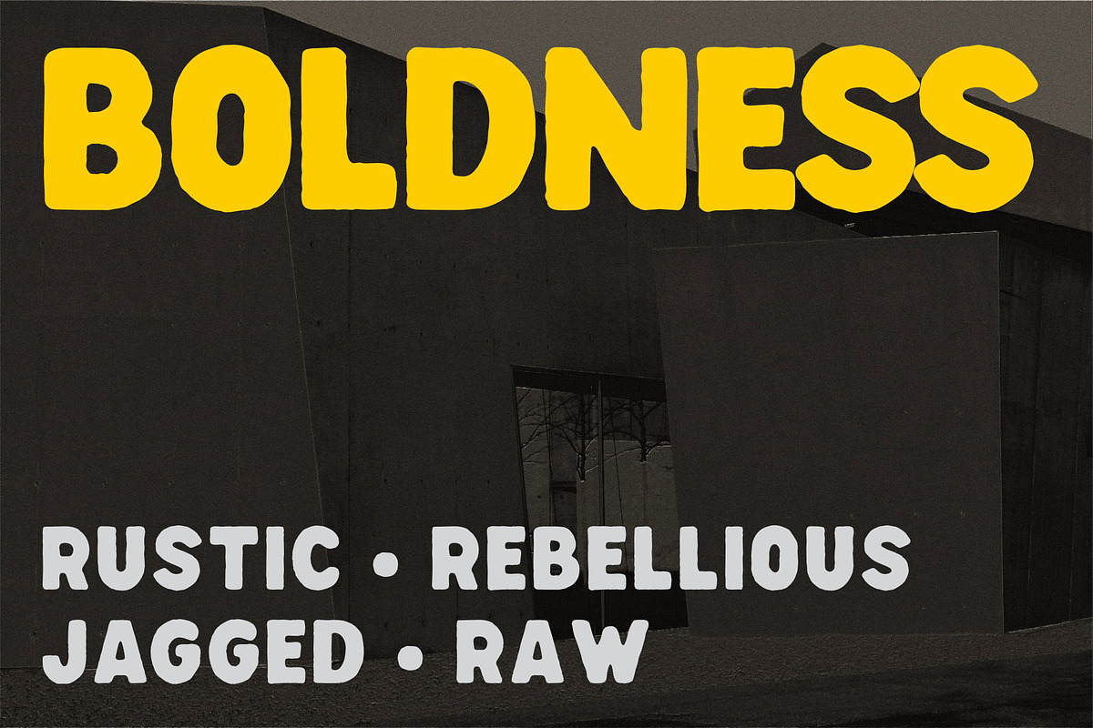 RUGLES — Rustic & Bold Sans, a Handwritten Font by Floves Type (Photo 7 of 8)