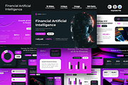Financial AI - Keynote Template, a Presentation Template by Iqsiart Studio (Thumbnail 1 of 3)