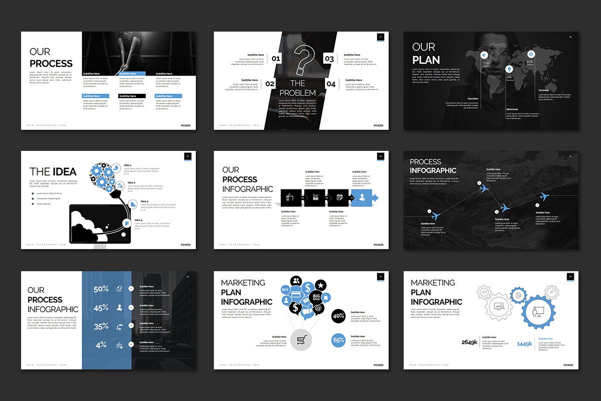Power Powerpoint Presentation, a Presentation Template by Stock Shape (Photo 8 of 8)
