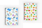Cute Underwater World Cliparts Set, a Pattern Graphic by ChubbyBunny Art (Thumbnail 8 of 12)