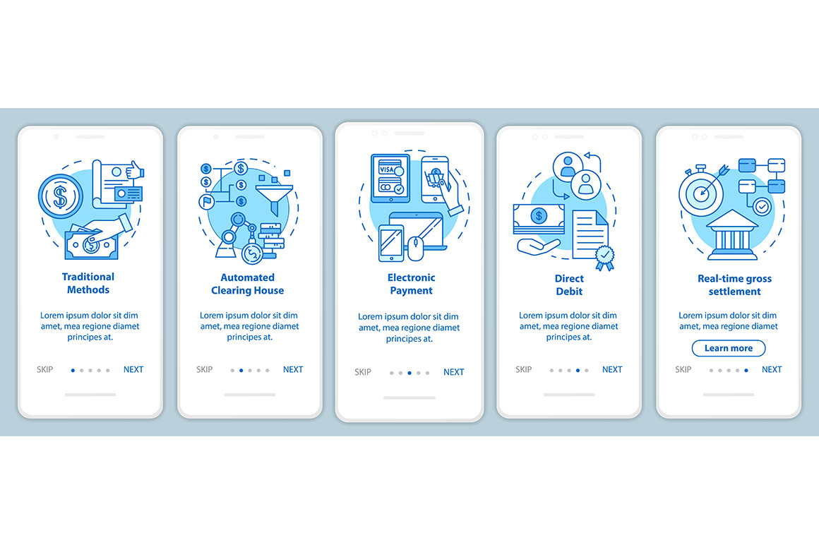 Payment systems mobile app screen, a Templates & Theme by IMG Visuals