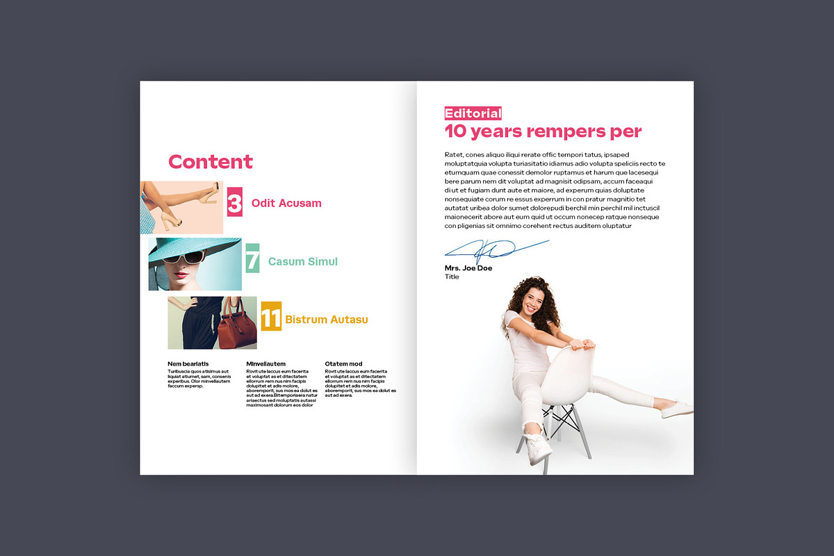 Multipurpose Product Catalogue, a Magazine Template by pistakovac (Photo 3 of 9)