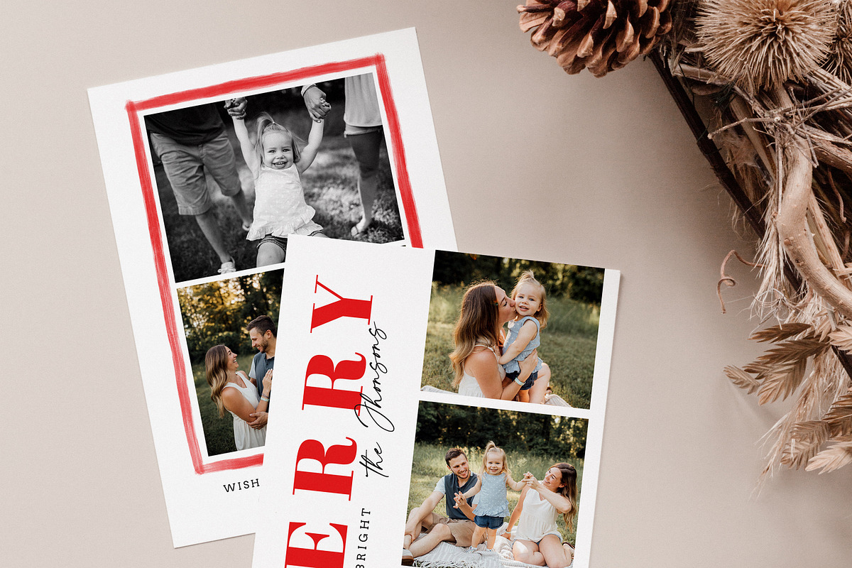 Christmas Card Template CD196, a Card Template by Salsal Design (Photo 4 of 4)