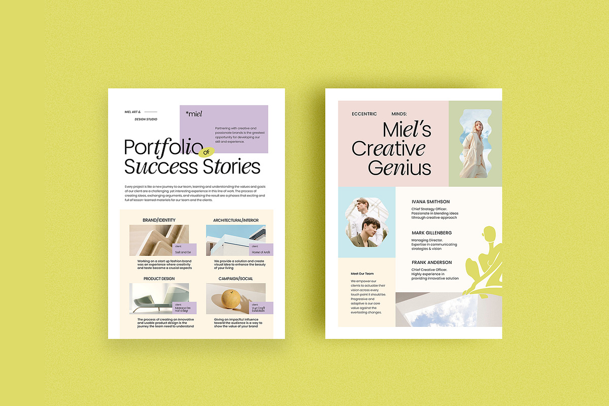 MIEL / Company Profile Ebook, a Marketing Template by Eviory (Photo 8 of 9)
