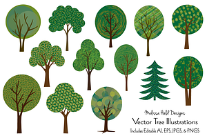 Vector Tree Illustrations