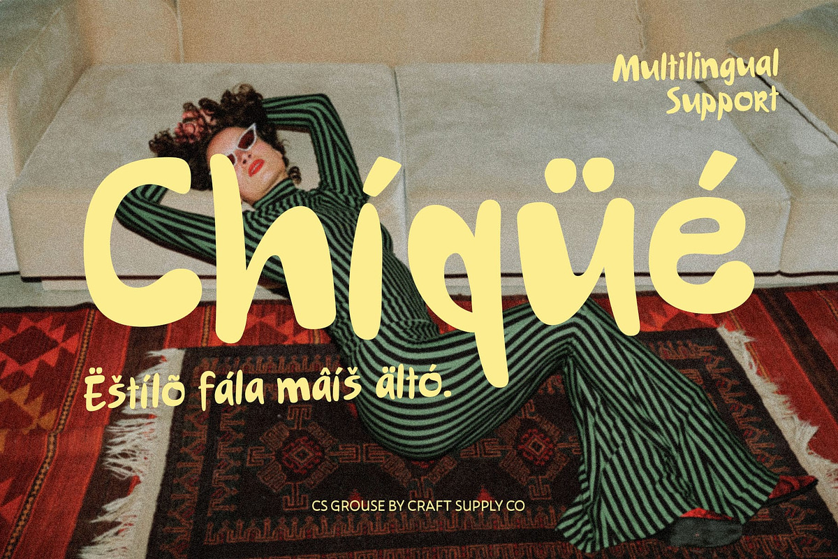 CS Grouse – Playful Font, a Sans Serif Font by Craft Supply Co. (Photo 6 of 8)