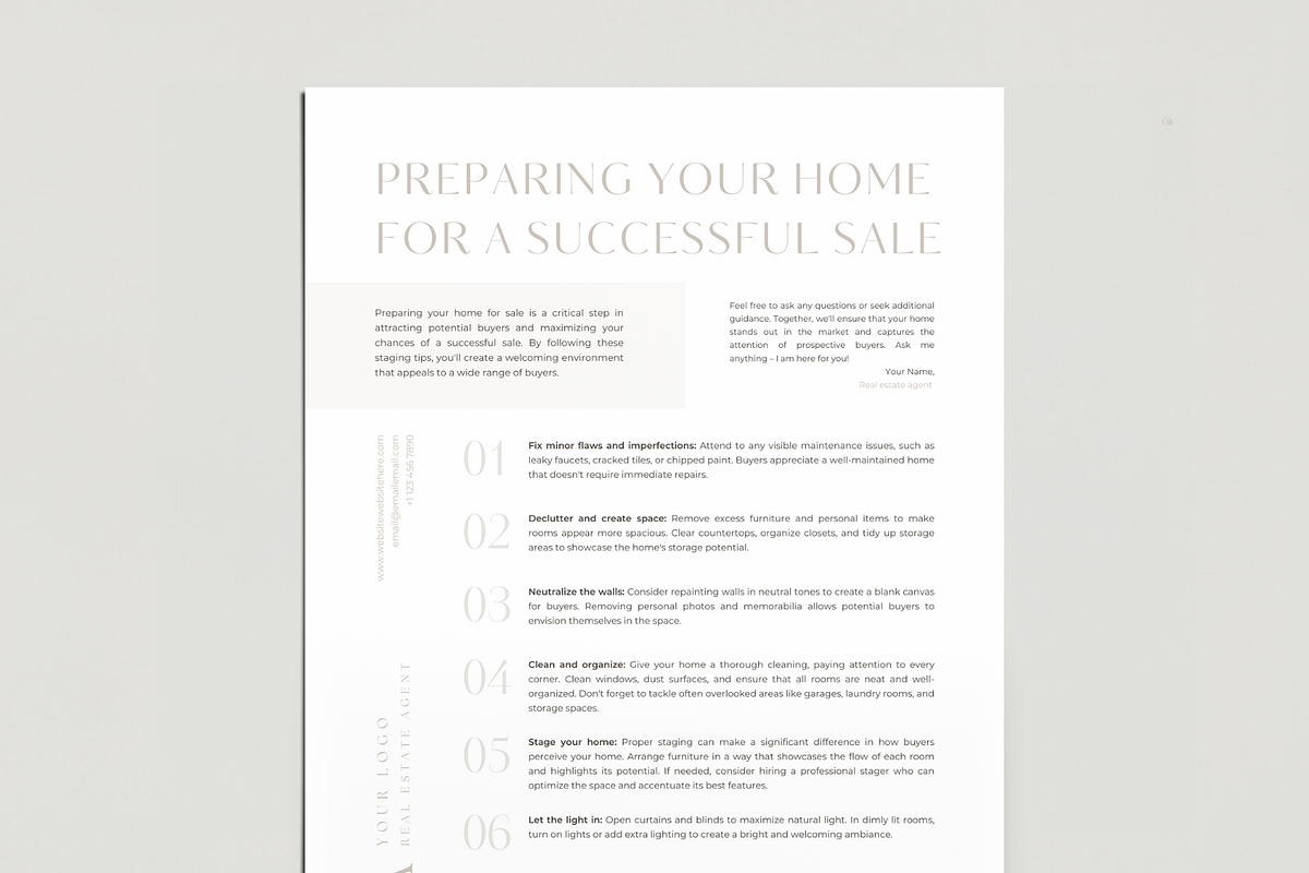 Real Estate Preparing Home for Sale, a Design Template by EstateElements (Photo 6 of 7)