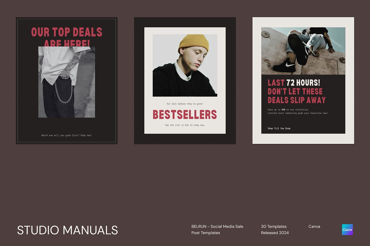 BELRUN – Social Media Sale Post, a Social Media Template by Studio Manuals (Photo 4 of 8)