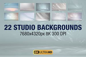 22 Clean Studio Backgrounds, a Background Graphic by Creative Graphics
