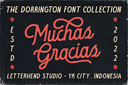 The Dorrington - Font Trio & Extras, a Script Font by Letterhend Studio (Thumbnail 10 of 10)
