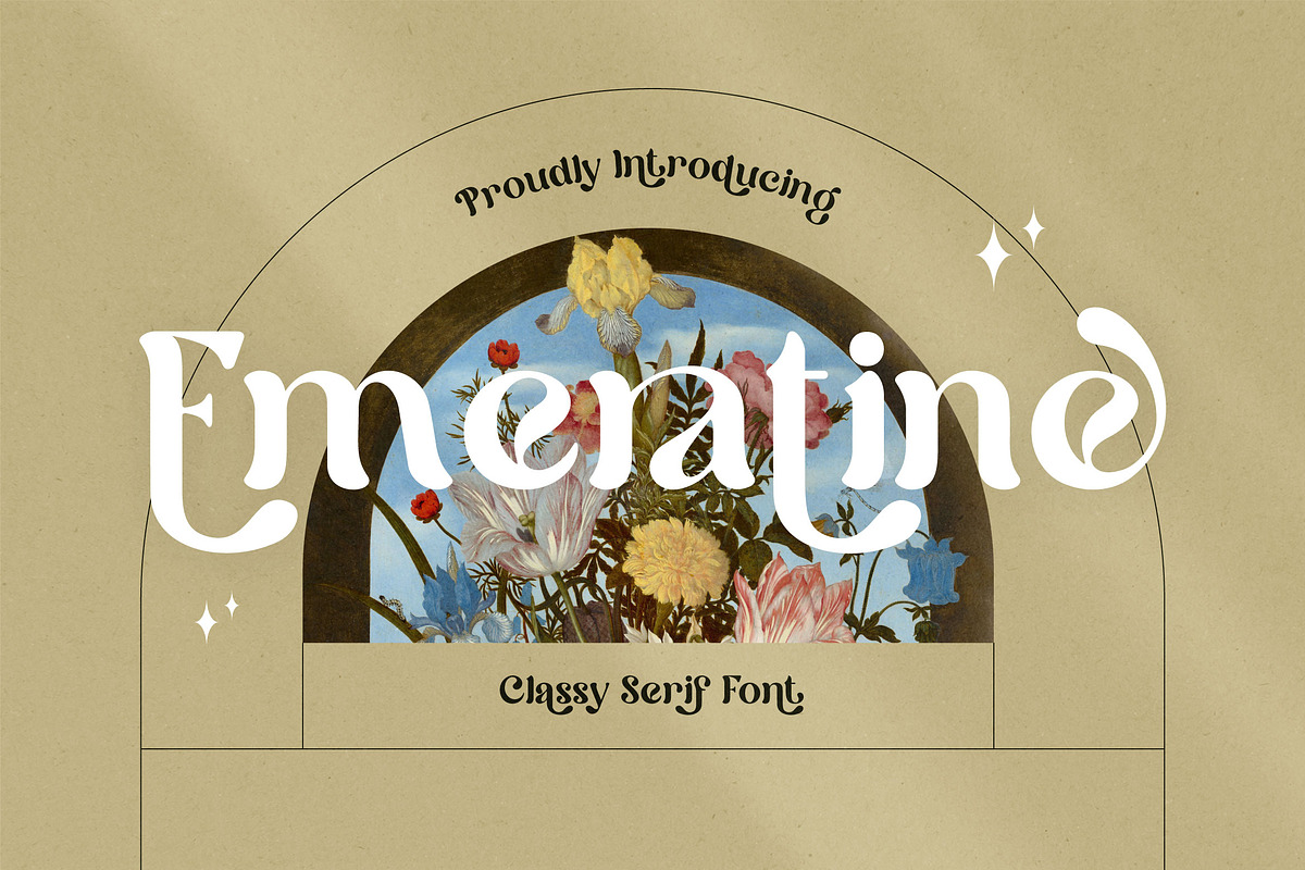 Emeratine - Classy and Modern Serif, a Serif Font by Eztudio (Photo 1 of 15)