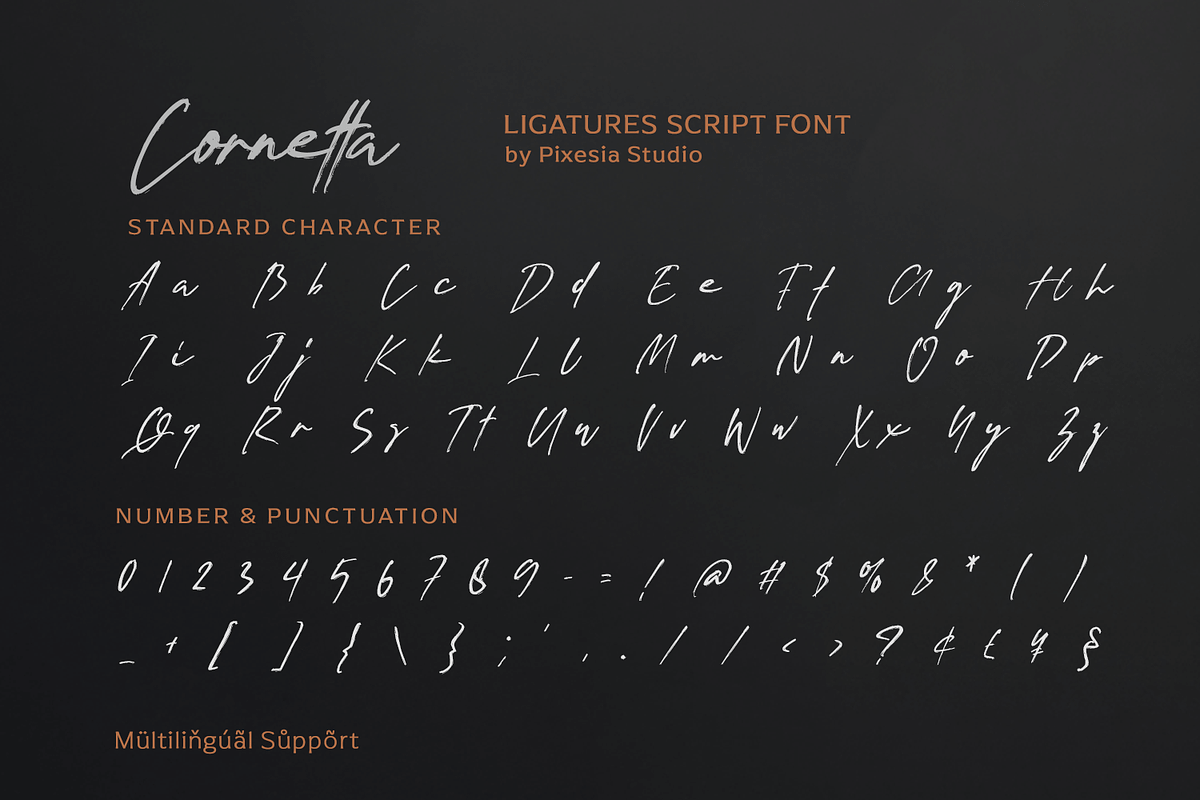 Cornetta – Handwritten Script Font, a Handwritten Font by Pixesia Studio (Photo 11 of 11)