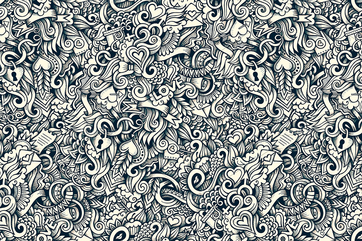 Love Graphics Patterns, a Pattern Graphic by BALABOLKA (Photo 5 of 6)