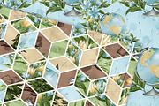 Wanderlust Digital Papers, a Pattern Graphic by Phantasia Design (Thumbnail 5 of 7)