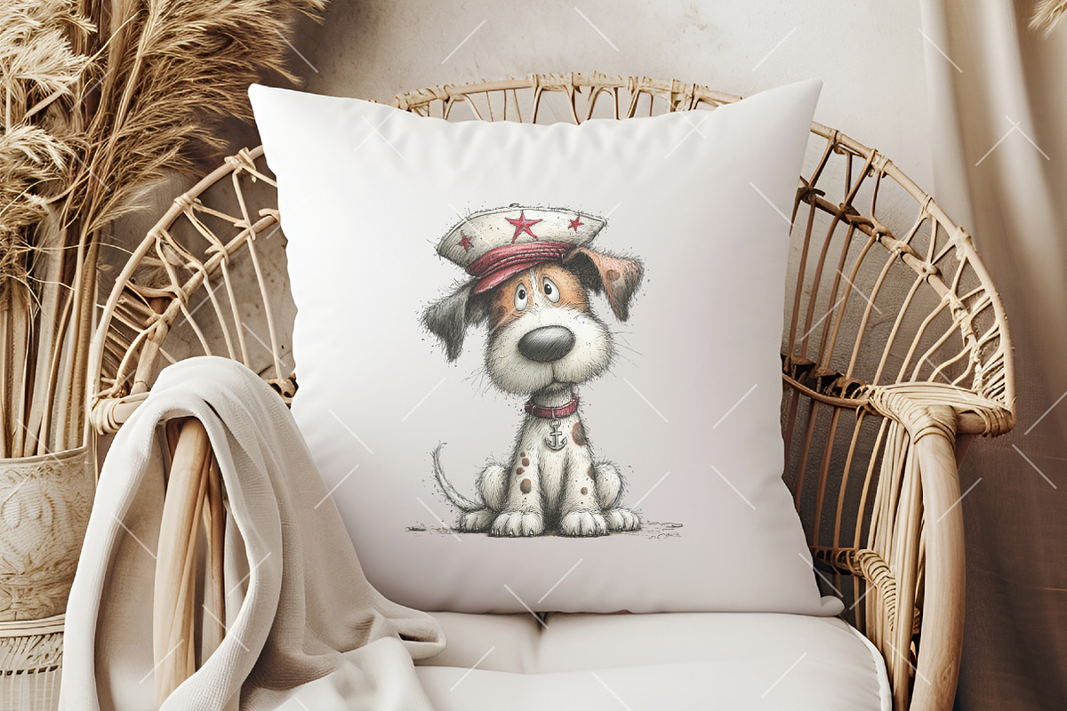 Whimsical Summer Dog Clipart, an Illustration by OK Design (Photo 5 of 6)