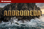 PM Andromeda Sci-Fi & Fantasy Font, a Sans Serif Font by Paper Moon Graphic Supply (Thumbnail 3 of 6)