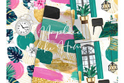 Home digital paper, furniture papers, a Pattern Graphic by Collart Studio (Thumbnail 2 of 9)