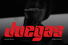 Juegas | Modern Display Font