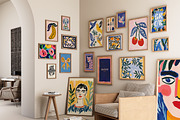 Eclectic Gallery Art - 6 in 1 Bundle, a Background Graphic by Essentially Nomadic (Thumbnail 4 of 21)