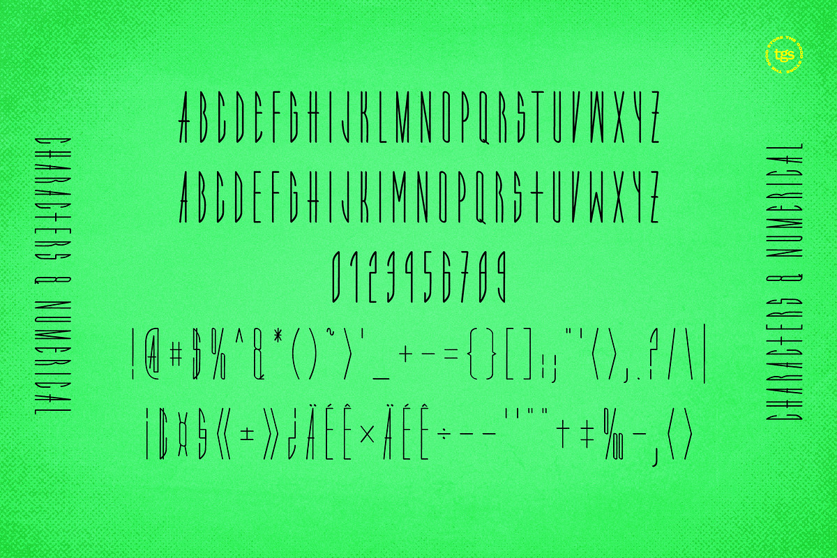 High Above Typeface + Extras preview 2